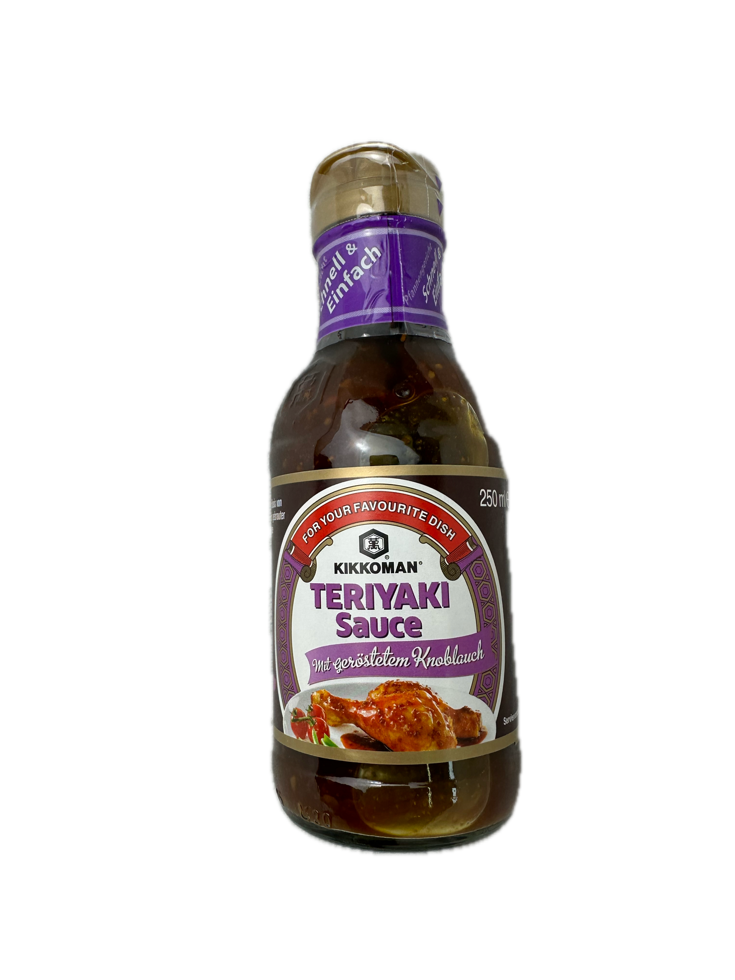 Kikkoman Teriyaki Sauce mit geröstetem Knoblauch