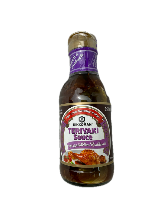 Kikkoman Teriyaki Sauce mit geröstetem Knoblauch