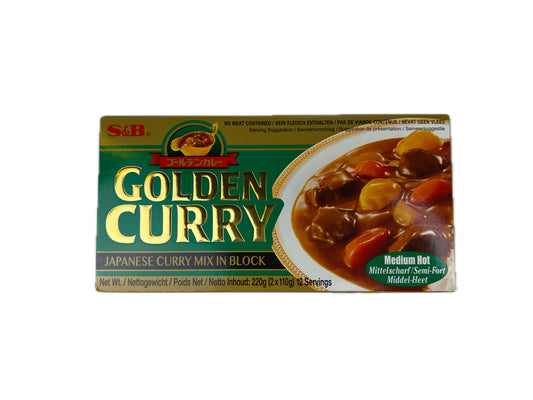 GOLDEN CURRY mittelscharf – Japanische Gewürzmischung