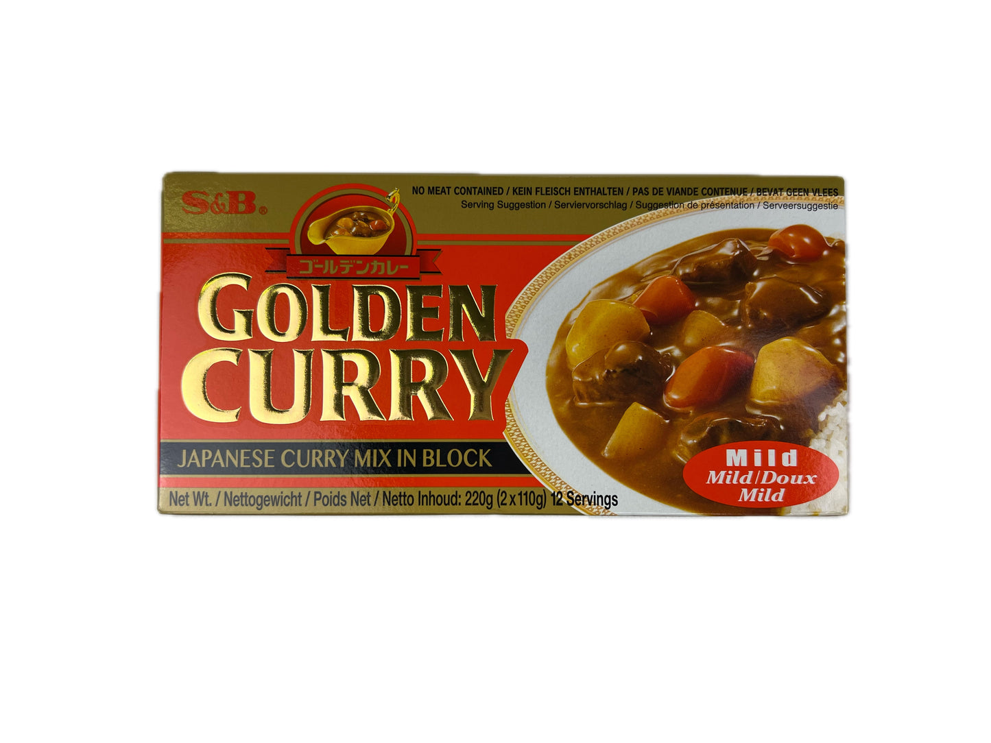 S&B Golden Curry mild – Japanese spice mixture for preparing curry dishes