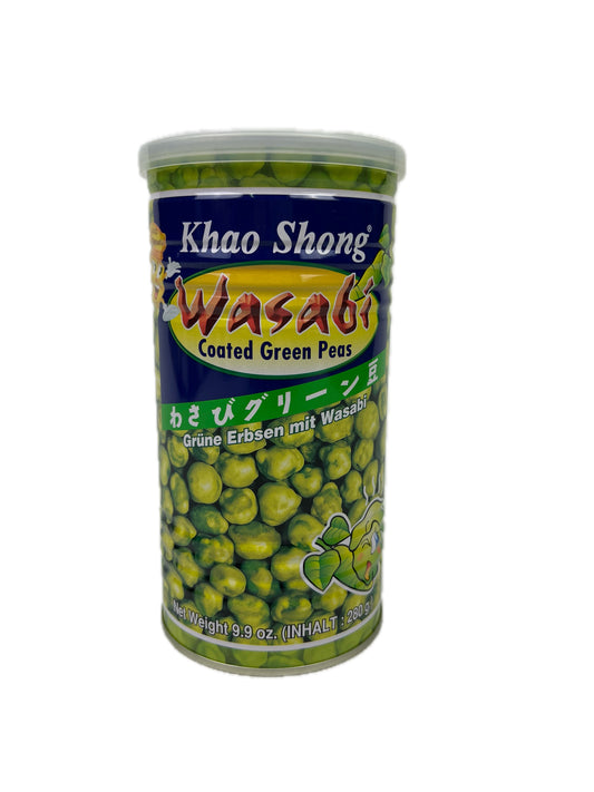 Khao shong wasabi coated green peas